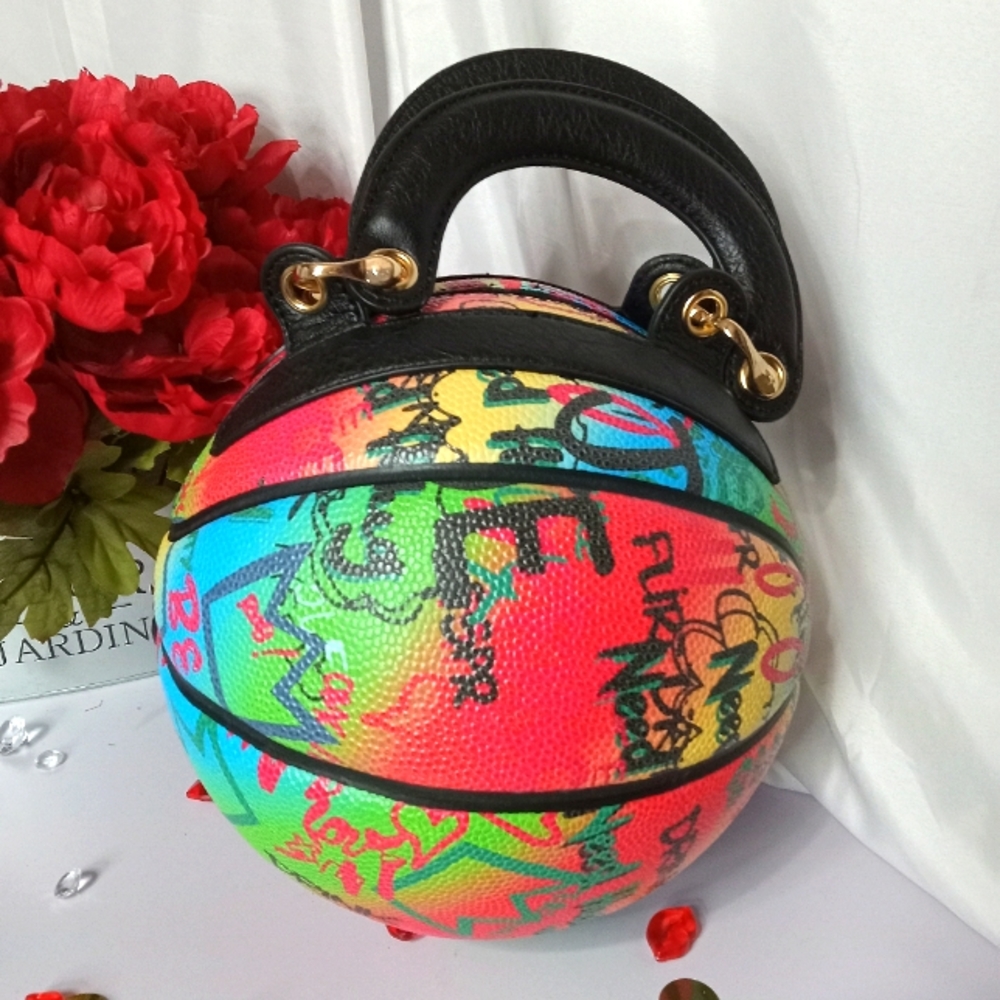 Graffiti Basketball Crossbody purse